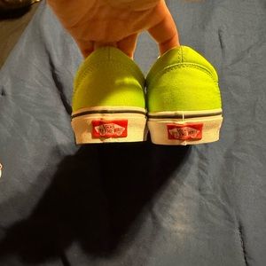 Neon green vans